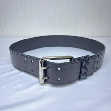 MICHAEL KORS 마이클코어스 블랙 가죽 벨트 더블