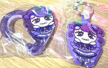 하라주쿠 페스티벌 시나코짱 아크릴 하트 카라비너 라이트 키링