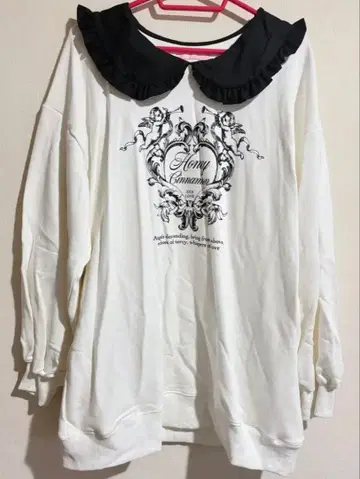 허니 시나몬 트레이닝복 맨투맨 원피스 둥근 카라 천사