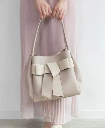 RANDA 리본 토트백