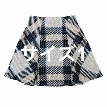 SNIDEL 로빙 체크 스커트