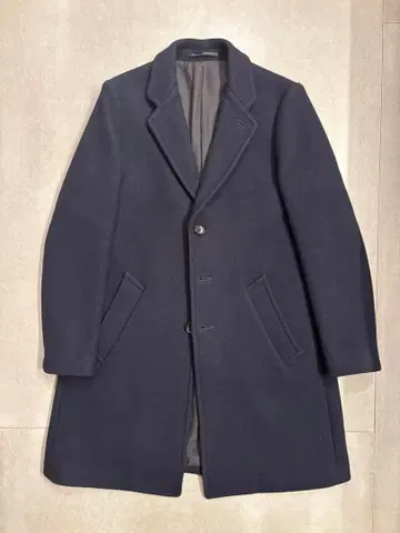 1LDK MY_ 체스터 코트 울 네이비 XS