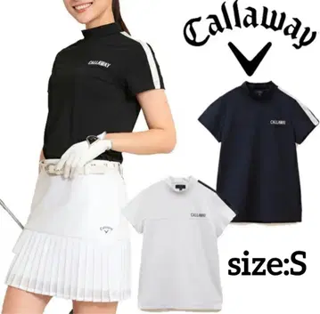 [새상품] Callaway 캘러웨이 모크넥 반팔 S