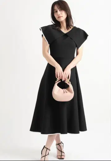 Mystrada 롱 원피스 블랙