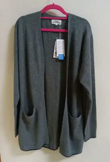 미사용 타카시마야 캐시미어 100% 가디건 XL