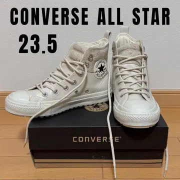 컨버스 하이컷 베이지 올스타 콤비 부츠