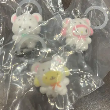 메지루시 액세서리 후와후와 스노우 산리오 3개 세트