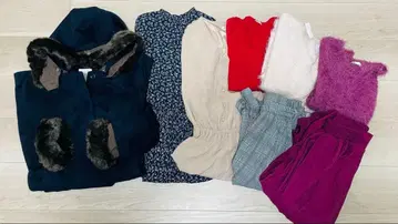 아우터 포함 여성용 의류 8점 묶음 판매