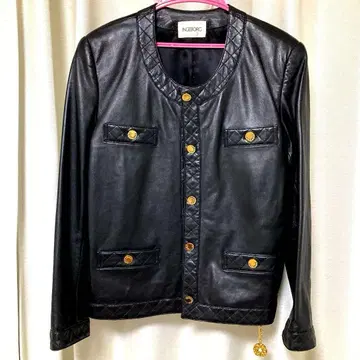 INGEBORG 노카라 가죽 자켓