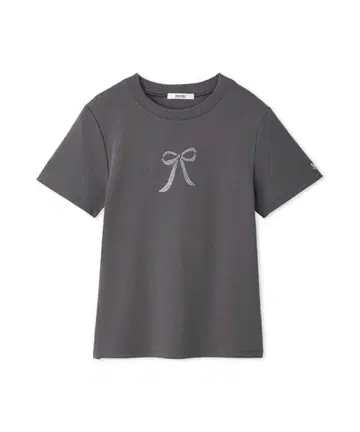 큐빅 리본 T셔츠 여성용