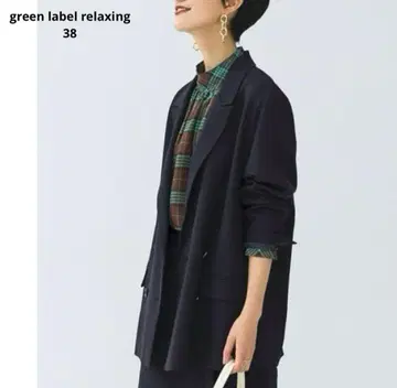 [ 새상품급 ] 그린 라벨 릴랙싱 오버 사이즈 테일러드 자켓 38 네이비