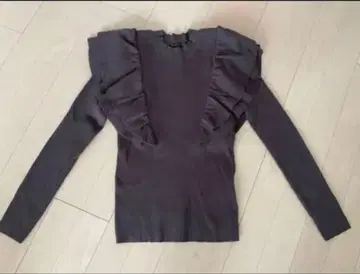 마이 스트라다 프릴 긴팔 니트 아푸와이저 리셰 저스길리티