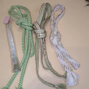 허리띠 세트 ( 그린 화이트 금 ) 새상품급