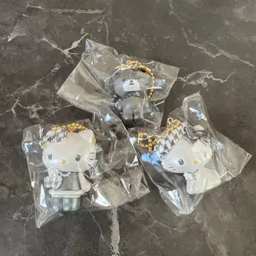 산리오 캐릭터즈 키티 시크릿 마스코트 흑백 걸리시