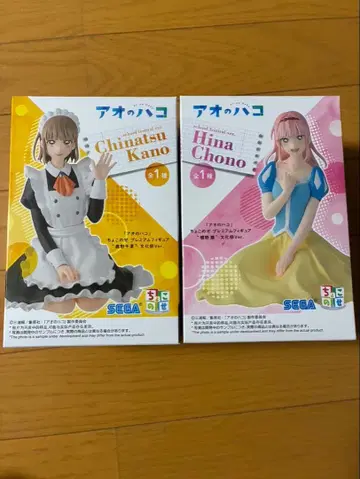 푸른상자 쵸코노세 시카노 치나츠 초노 히나 피규어 2체 세트