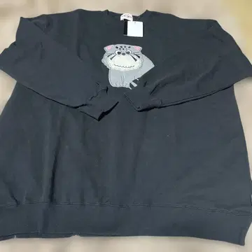 고양이 자수 블랙 프리 사이즈