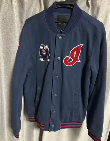 인디언스 바시티 자켓 빈티지