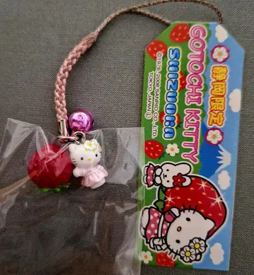 지역 한정 키티 헬로키티 매달기 장식 시즈오카 딸기