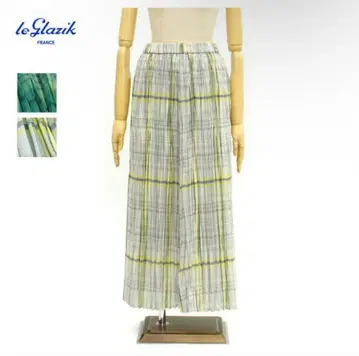 르 그라지크 플리츠 스커트