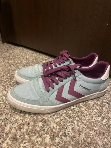 hummel 라이트 블루/퍼플 스니커즈