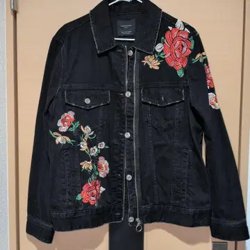 ZARA Trafaluc 블랙 데님 자켓 M