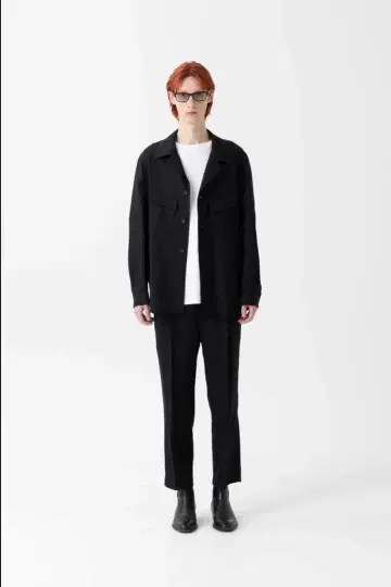 [ L 블랙 ] MB 하이엔드 비슈 울 슬림 슬랙스 ( 앵클 )