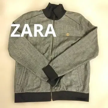 최종 가격 인하 ZARA 하이넥 그레이 지퍼 블루종