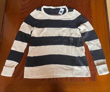 미사용 새상품 GAP 보더 면 스웨터