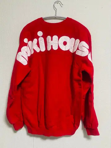 미키하우스 남성용 빨간색 트레이닝복 M