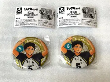 하이큐 아카아시 츠나구 글리터 캔뱃지