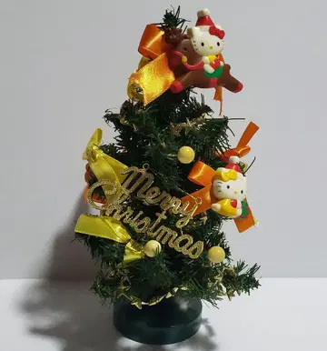 헬로키티 크리스마스 트리 레트로 2001년 산리오