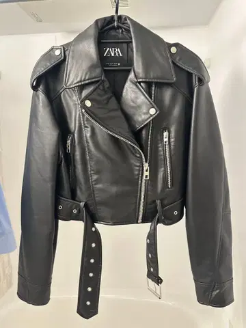 ZARA 블랙 라이더 자켓 XS