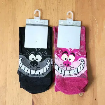 [ 미사용 새상품 ] 치샤 고양이 시스루 양말 2세트