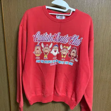 캡틴 산타 빨간색 트레이닝복 L 사이즈