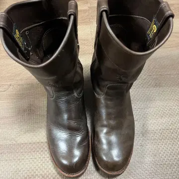 Chippewa 엔지니어 부츠 9D 다크 브라운