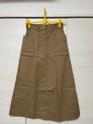 NBB 브라운 타이트 스커트