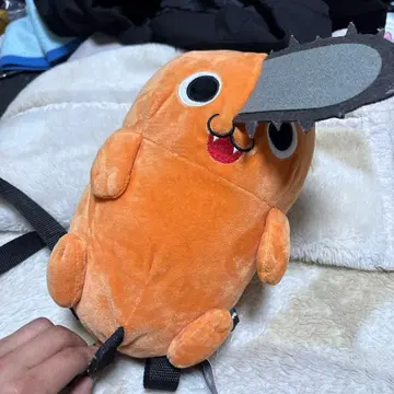체인소 맨 봉제 인형 본체 포치타 백팩 타입
