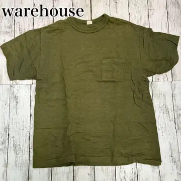 웨어하우스 포켓 T셔츠 카키 XL