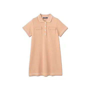 MARY QUANT 폴로 원피스 오렌지