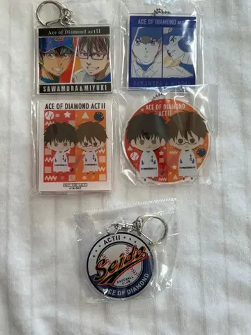 다이아몬드 A 사와무라 에이준 & 미유키 카즈야 굿즈 세트