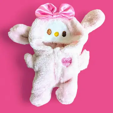 미니 러브브(17cm) 토끼 디자인 Pink 옷 갈아입기 의류