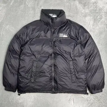 FIRST DOWN USA 다운 자켓 리버서블 블랙 브라운