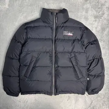 퍼스트 다운 USA 다운 자켓 리버서블 블랙 실버