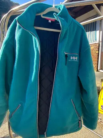 다가오는 계절에! Helly Hansen 터콰이즈 플리스 자켓