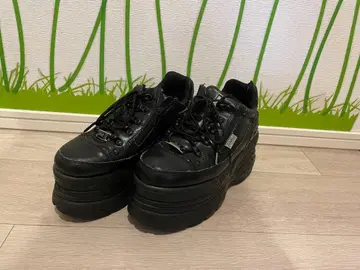 플랫폼 슈즈 블랙