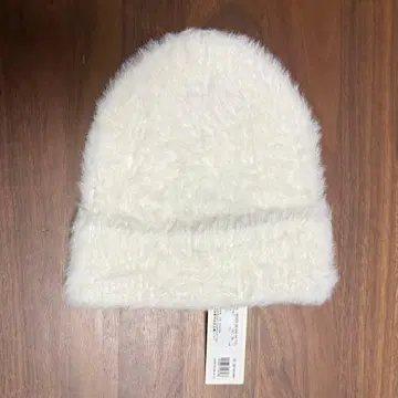 택 포함 새상품 allureville 샤기 니트 모자 아이보리