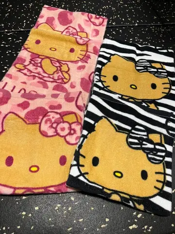 선착순! 즉시 구매 가능! 덤 포함! 일광화상 키티 타월 세트