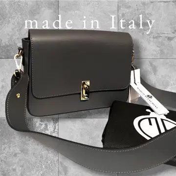 [ 미사용 새상품 ] 마르코 비앙키니 이탈리아제 그레이 가죽 숄더백