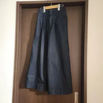 데님 와이드 팬츠