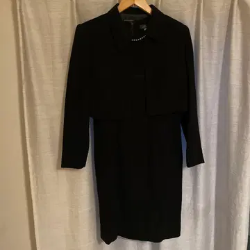 블랙 원피스 수트 (자켓 포함)